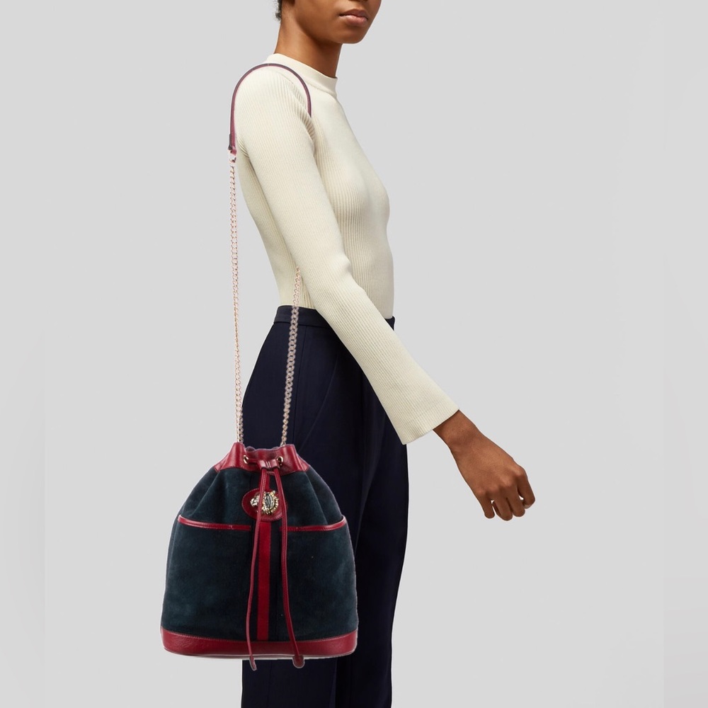 Gucci Ophidia Bucket Bag Suede